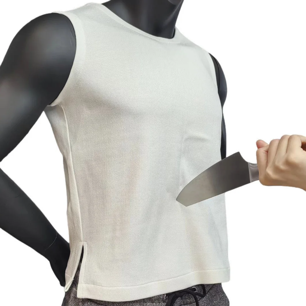 SGS Level 5 Self-defense Stab Proof Vest Concealable Soft  Under Shirt Lightweight Anti-Stab Tactical Survival Protection