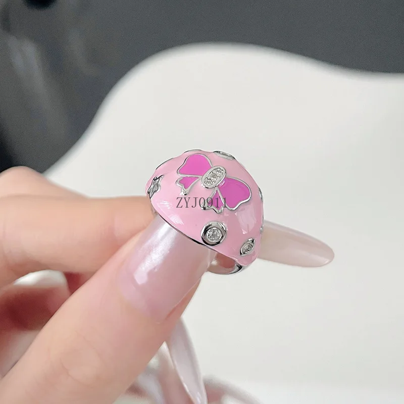 Корейские красочные капли масла со стразами, модные геометрические кольца для женщин, сердце, звезда, девушки, Y2k, ювелирные изделия, подарки