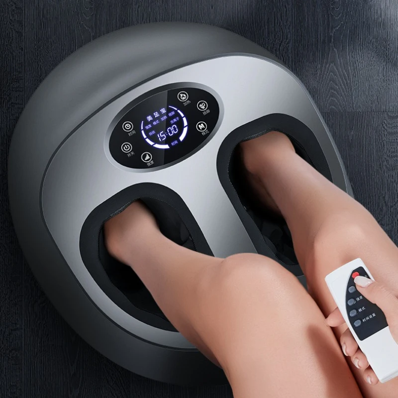 

Electric Foot Massage Machine Fully Automatic Shiatsu Kneading Massagers Heating Negative Ion Airbag Fully Wrapped Foot Massager