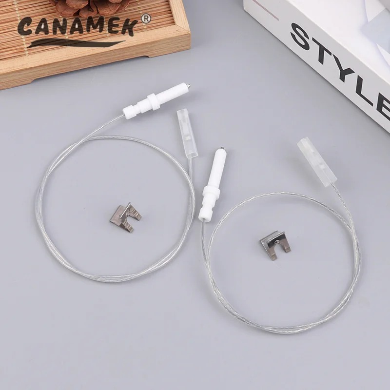 1Pc Gas Cooktop Stove Spare Igniter Electrode Spark Plug With Wire Ignition Ceramic Pin Ceramic Height 35mm 40mm For Gas Cooker