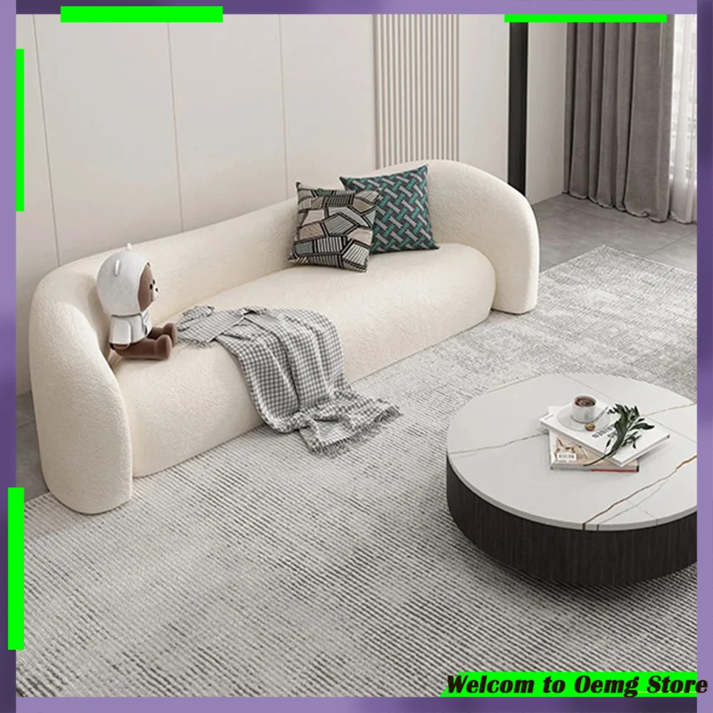 

Modern Leather 3 Seater Nordic Sofa Stylish Lounge Furniture Living Room Italian Design Cozy Home Accessories Decoration