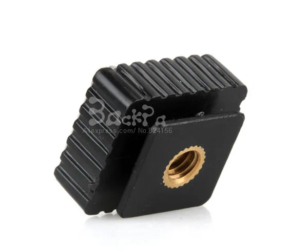 10 قطع 1/4 برغي ترايبود / حامل فلاش جبل إلى حامل محول فلاش الكاميرا الساخن الحذاء