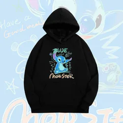 Stitch Anime Couple Sweater Autumn Disneyland Loose Cartoon Hooded Student Coat