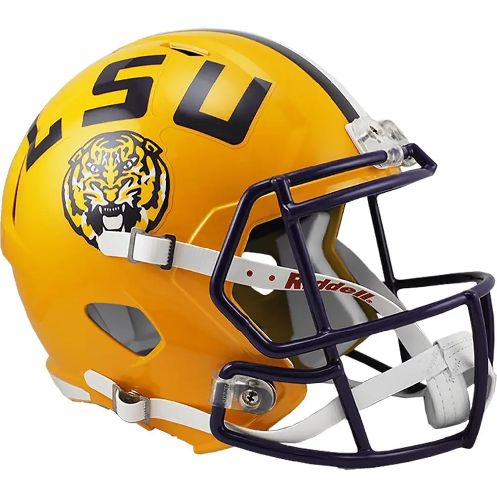 

LSU Tigers Authentic-Style Yellow Medium Speed Helmet Replica