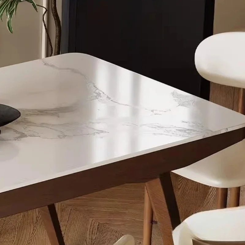 Nordic Solid Wood Dining Table Modern Simple Comfortable Adult High Quality Table Aesthetics Console Mesas De Jantar Furniture