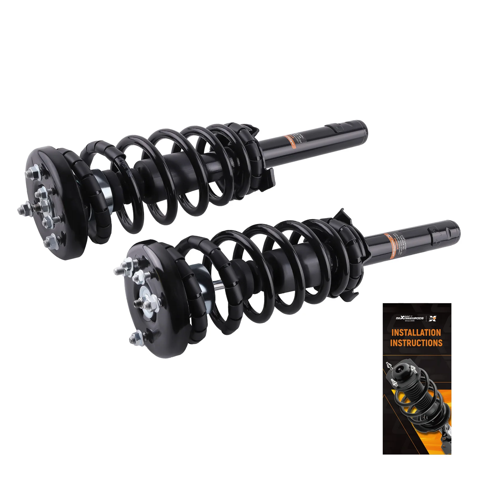 

MaXpeedingrods Pair 2PCS Front Complete Struts W/Sway Bar Links for Honda Accord 1998-2001 2002 2.3L 3.0L