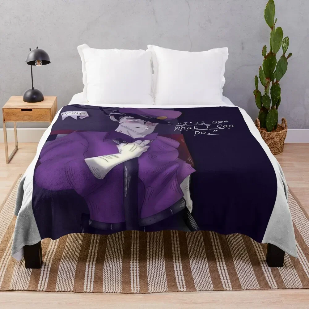 Afton Reporting II Throw Blanket cosplay anime Soft Beds Blankets