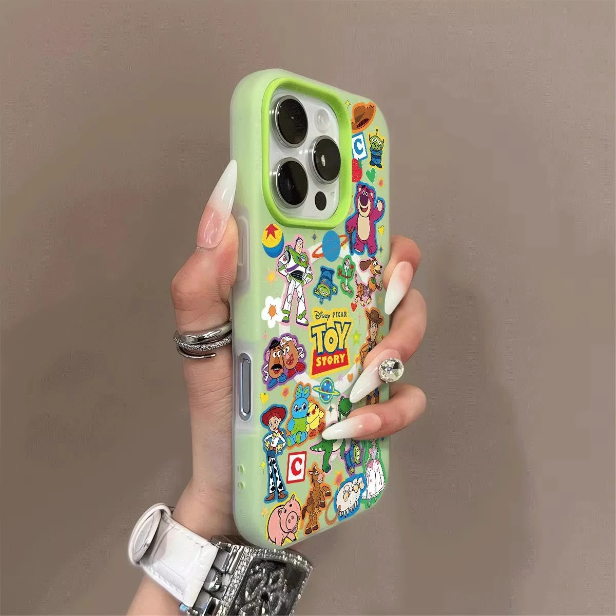Cute T-Toy StoryS Shockproof Silicone Matte Candy Color 2 in 1 Phone Case for Samsung S23 S24 S25 S26 Plus Ultra Edge 5G Cover