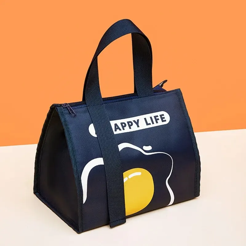 1pc Fashion Simplicity Portable Insulated Lunch Bag for Cooler Lunch Box Women Kids Men Thermal Food Picnic Lunch Bags