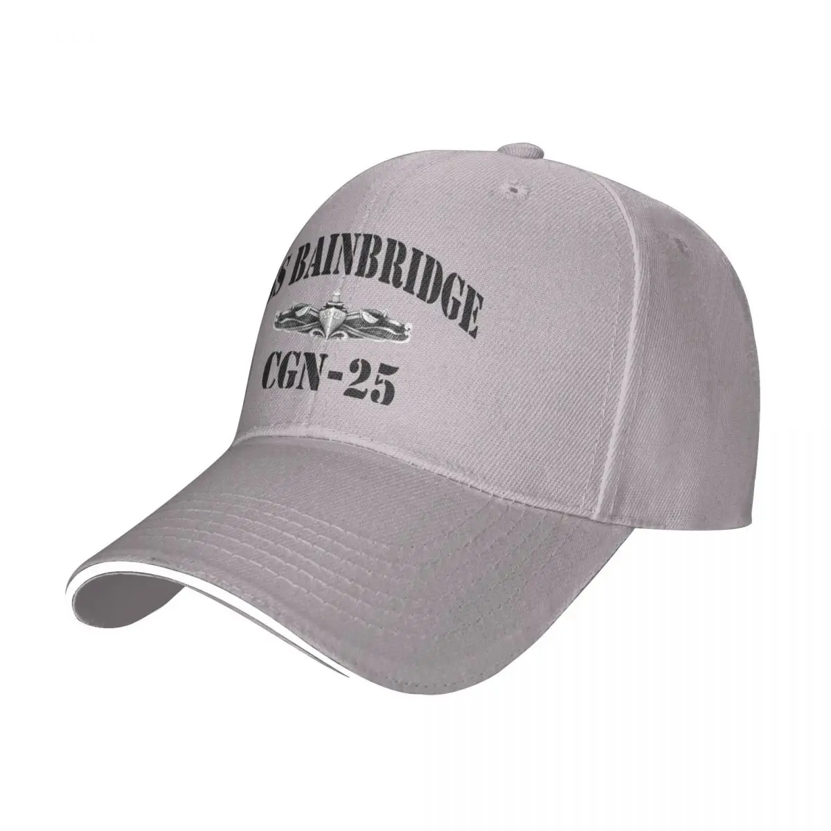 

USS BAINBRIDGE (CGN-25) SHIP'S STORE Cap Baseball Cap Hood thermal visor women's cap Men's