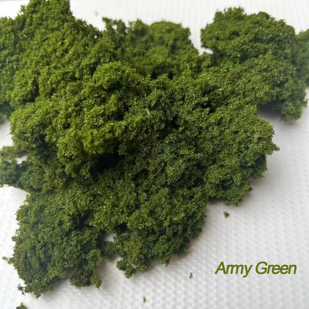 

20/30/100G Model Shrubs Bushes Agglomeration Sponge Model Material Railway Train Tree Powder Military Layout Miniature Scene