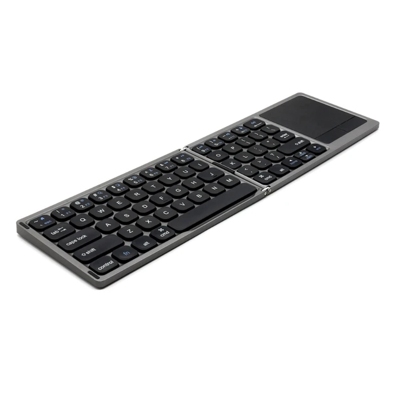 Foldable Keyboard Small Pocket Size BluetoothCompatible Wireless Keyboards Long Battery Life Keypad for Office / Outdoor