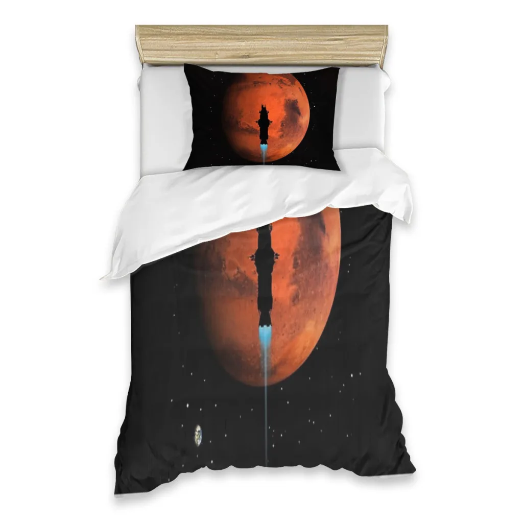 Rocinante Silhouette Poster Bed Sheets Set  Comforter Quilt Cover Duvets Single Bedding