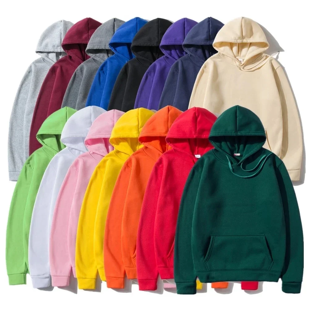 Multicolors Men's Crewneck Sweatshirts Autunmn winter Solid Color Sweatshirts Unisex Cotton women sweetshirts moletom femin