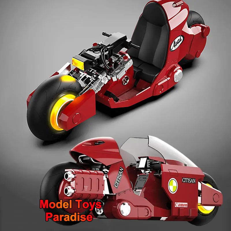 

KHAOS CREW 1/12 Scale Red Motorcycle Japanese Anime Boys Soldier Locomotive For 6Inch Mobile Suit Girl Action Figure Body