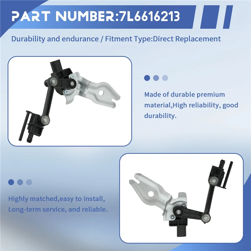 NUOVO-Per VW Touareg 2003-2010 Faro Auto Sensore di Livello 7L6616213 Sensore di Altezza Unità Principale