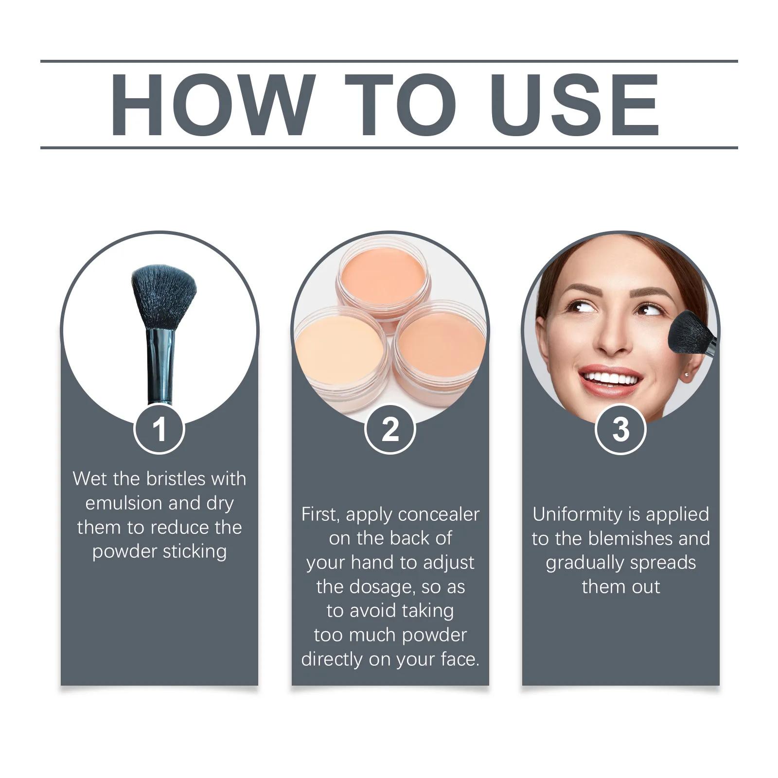 Pędzel do konturowania twarzy, policzków, do pudru, różu, bronzeru, do twarzy, policzków, czoła, szczęki, nosa, do blendowania, kosmetyczny, do makijażu.