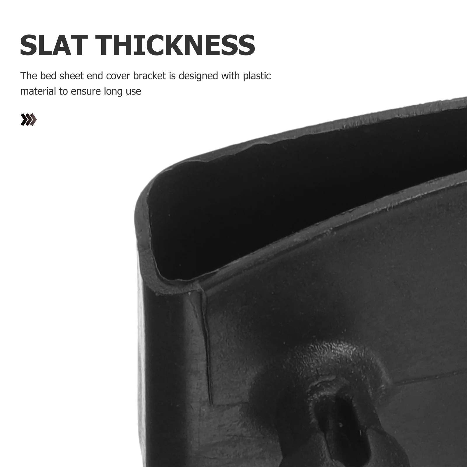 

20Pcs Bed Slat Holders Center Caps Plastic End Clips for Wooden Slats Bed Base Repair Furniture Accessories Replacement Parts