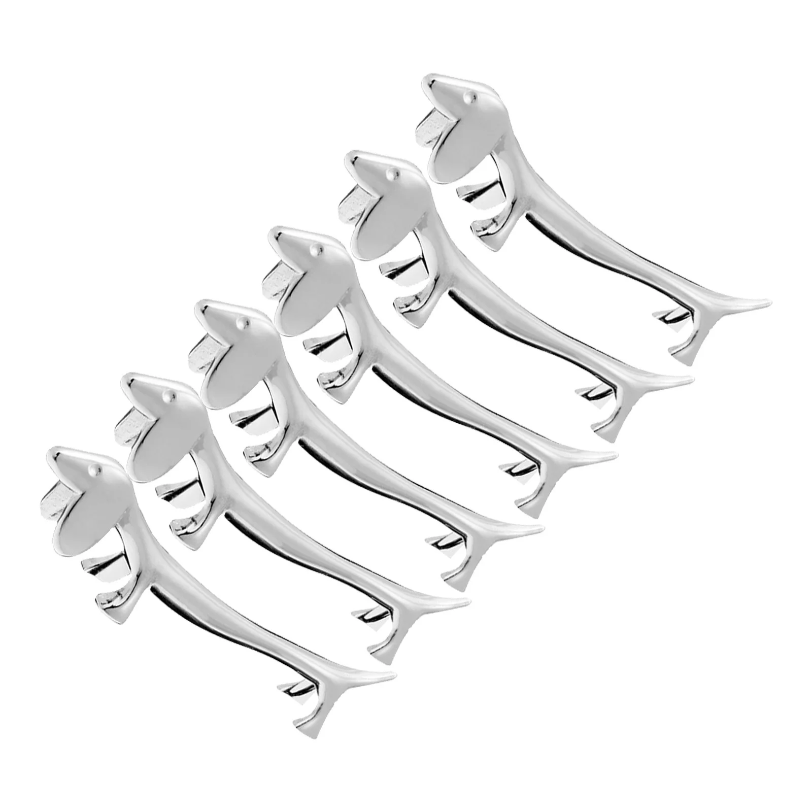 

6Pcs Dog Shaped Metal Chopstick Rests Zinc Alloy Kitchen Cutlery Organizer Table Decoration Home Dining Supplies Easy to Clean