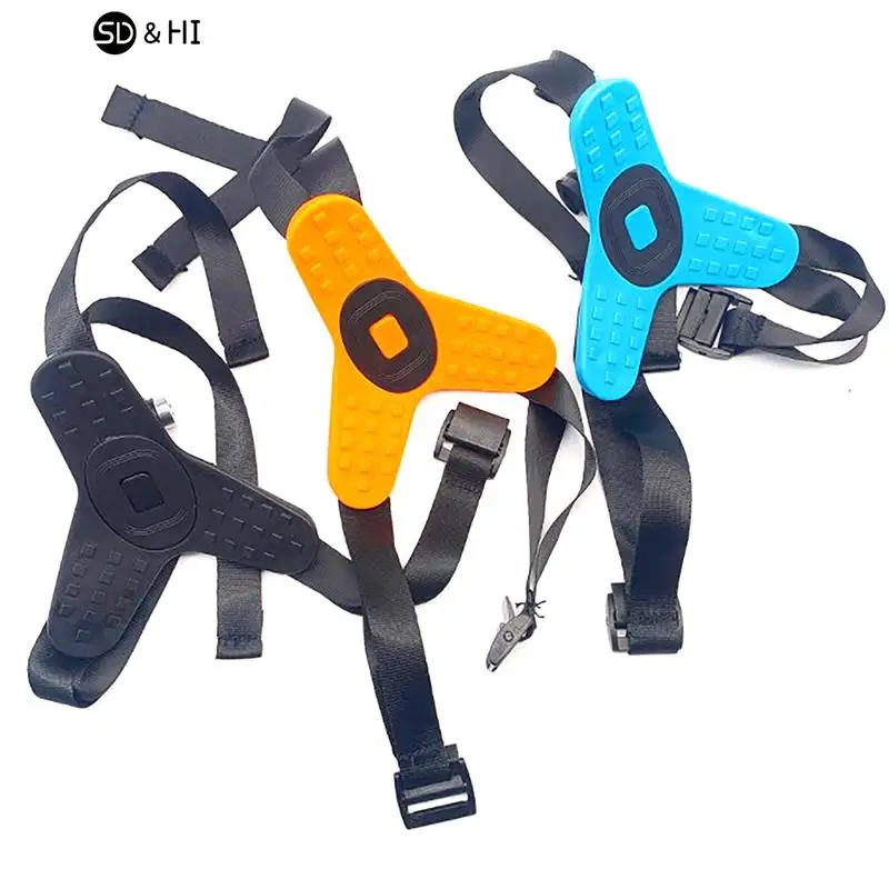 Motorcycle Helmet Chin Strap Mount Holder With Phone Clip Compatible For Hero 5/6/7 Action Sport Camera Full Face Holder