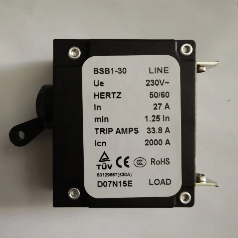 1 個発電機 1P 空気回路ブレーカースイッチ単相 BSB1-30 230V 8A-50A