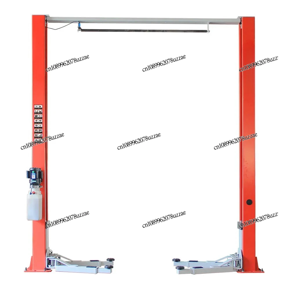 Clear Floor Type Hydraulic Car Lift Two Post Columns Car Elevator / Hoist