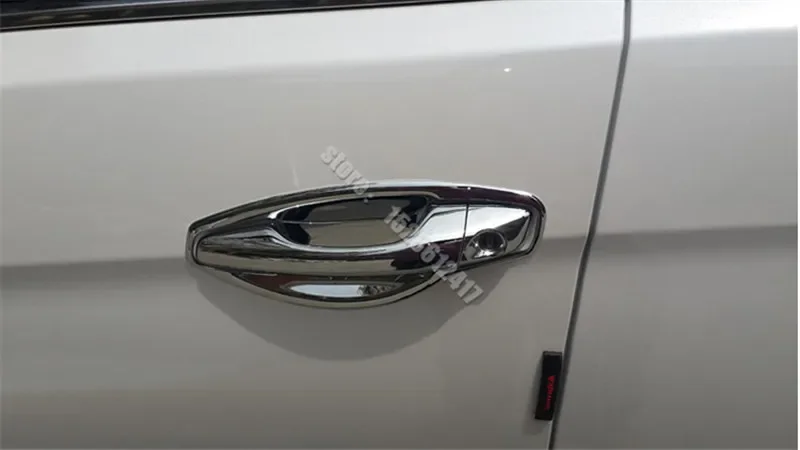 Car Accessories For 2013 -2019 Hyundai Santa Fe ix45 ABS Chrome Door Handle Bowl Door handle Protective covering Cover Trim