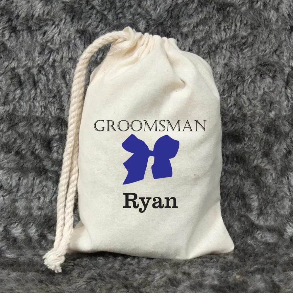 20 Groomsman Kit-Best Man Gift Bags-Wedding Thank You Bags-Bow Tie Design-Bridesmaid Wedding Gift Bags-Party Favor-Bridal Party