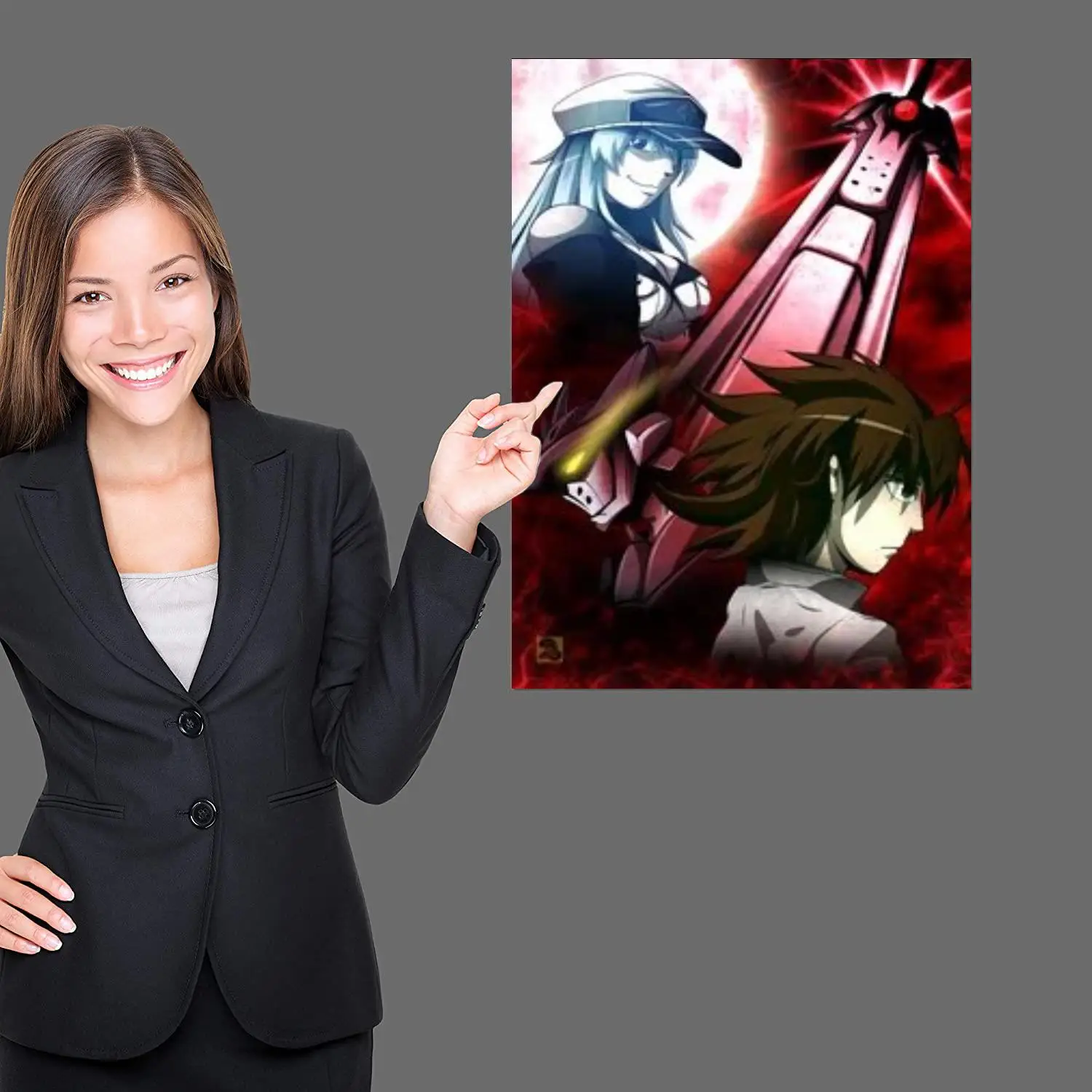 akame ga kill anime Poster Prints Wall Art Canvas Painting Poster For Modern Family Living Room Home Decor