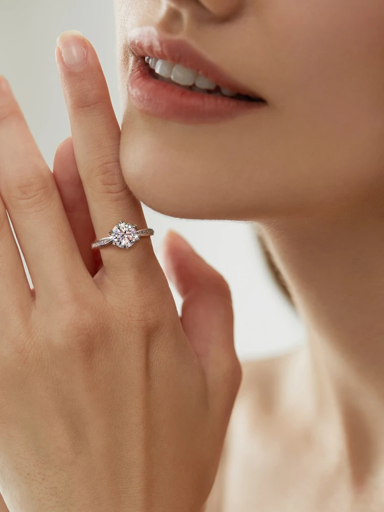  Real 0.5-1CT Moissanite Diamo - Body Jewelry High Quality recension och pris