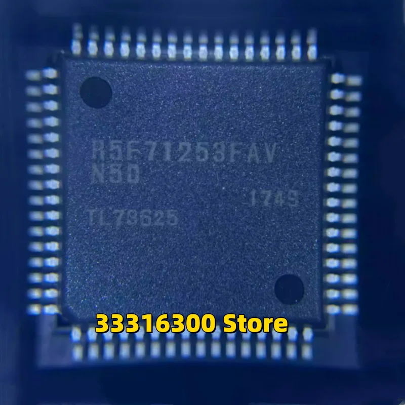 

1PCS New R5F71253FAVN50 R5F71253FAV QFP64 Microcontroller chip IC