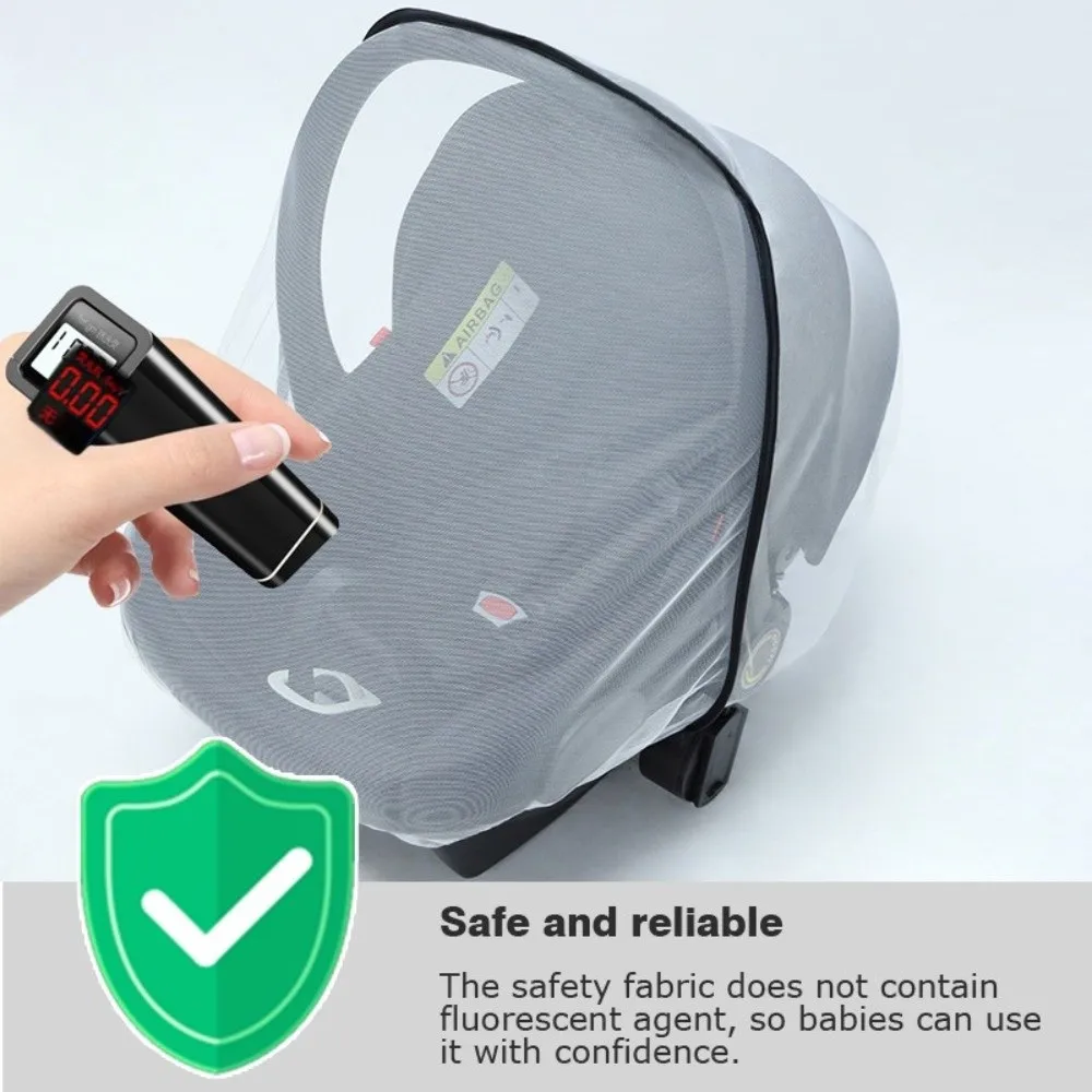 Polyester Baby Basket Shield Fine Mesh Anti-insect Baby Mosquito Net Portable Universal Fit Insect Mesh Shield Daily Use