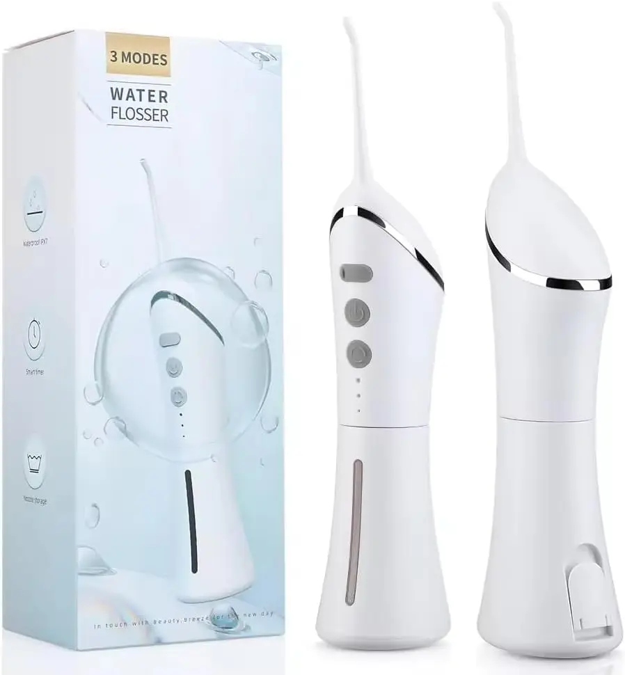 Oral, Power Dental, Dental portátil con boquillas y 3 modos, limpieza dental profesional, resistente al agua, recargable por USB Denta