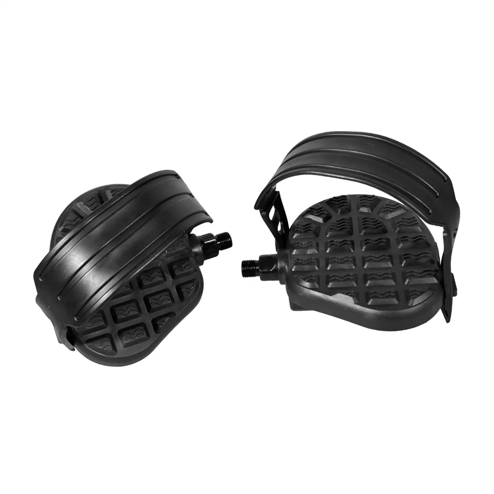 Pedali per bicicletta con clip e cinghie, fermapiedi per bicicletta, gabbie e tacchette, da strada