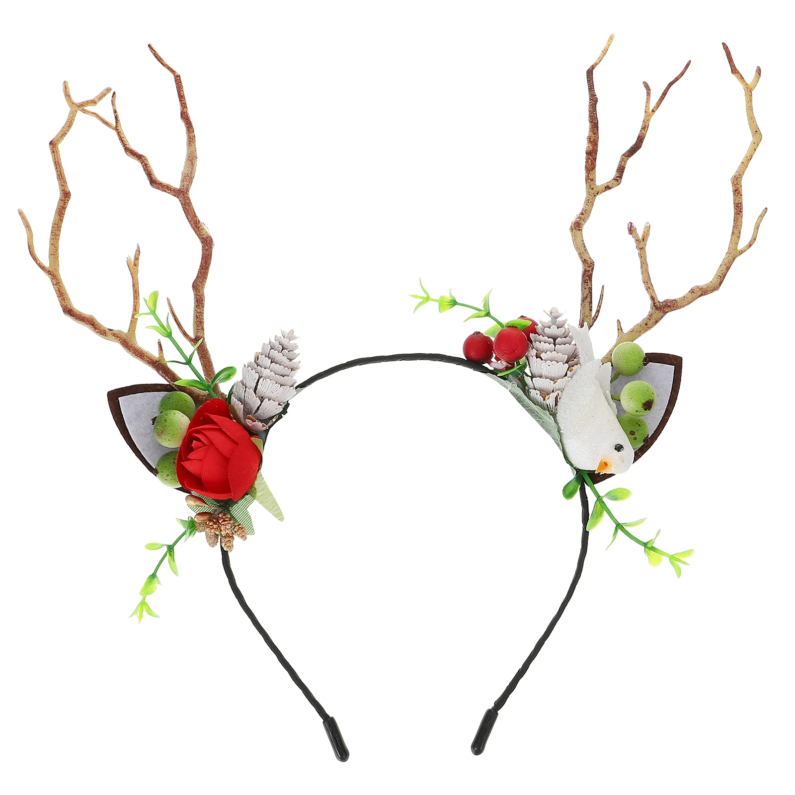 

1pc Christmas Antler Hair Clasp Xmas Headband Party Costume Festival Decoration Reindeer Hairband Holiday Accessory Winter