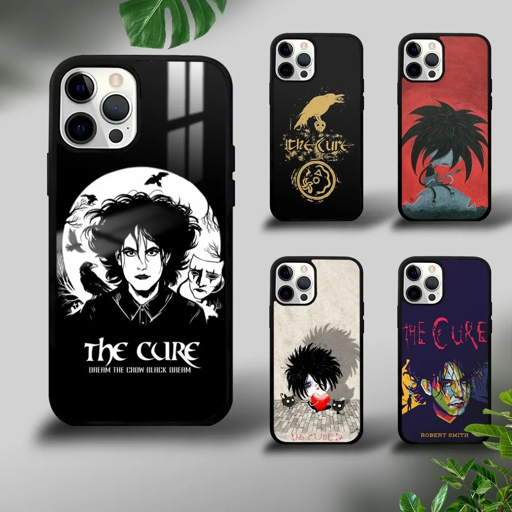 

The Cure Robert Smith Phone Case For iPhone 16 15 14 13 12 11 Pro Xs Max Mini Plus Celulares Hard Funda