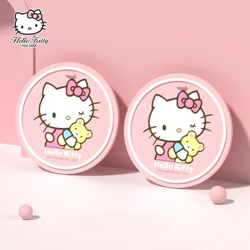 Sanrio Hello Kittys Car Cup Holder Car Cute Insulated Coasters Pad Anime Cartoon Anti Slip Mat Interior Decor Accessories Girl