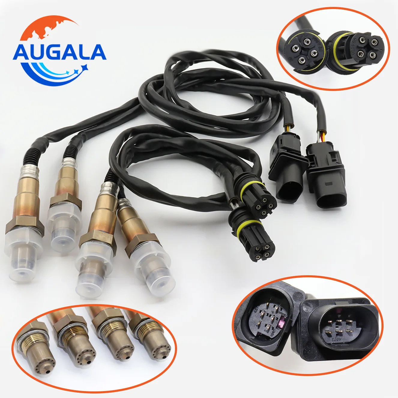 4PCS Oxygen Sensor Suitable for E82 E90 E91 128i 328i 328i XDrive X3