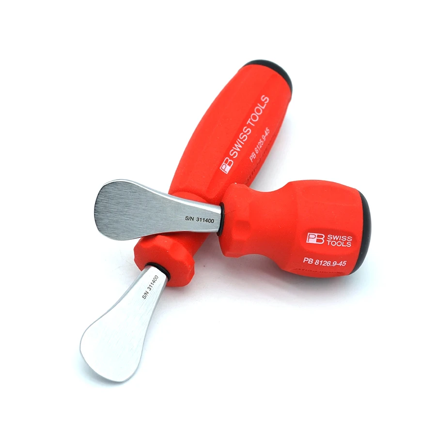 Imagem -06 - Swiss Pb-pequena Chave de Fenda com Swissgrip Handle Flat Shaped Curto Pequeno Parafuso Faça Você Mesmo Hand Tool 8125.945 842. 9-45