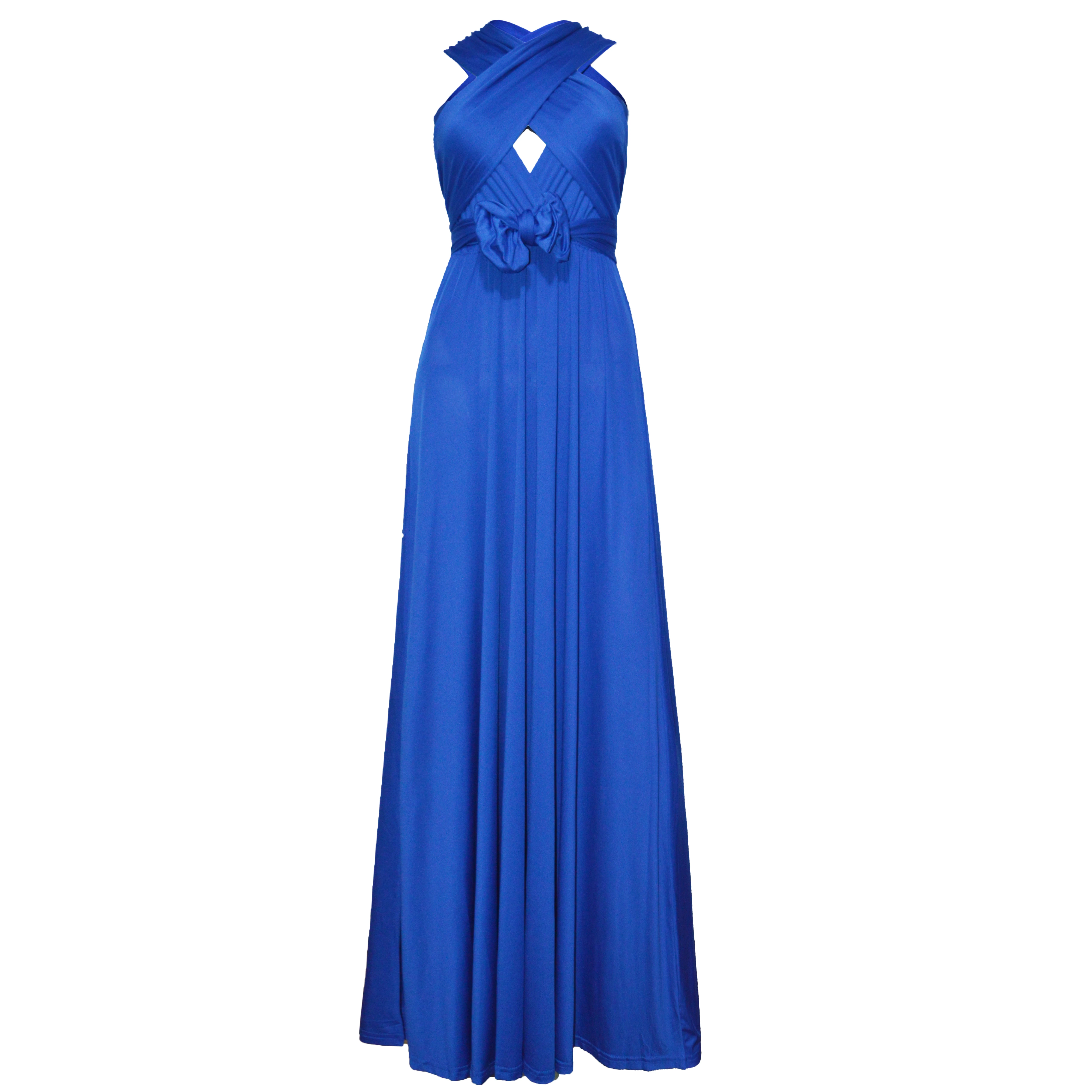 Robe maxi bohème convertible pour femmes, robe longue bandage, robe de demoiselle d'honneur, robe de soirée, multiway, rond, sexy