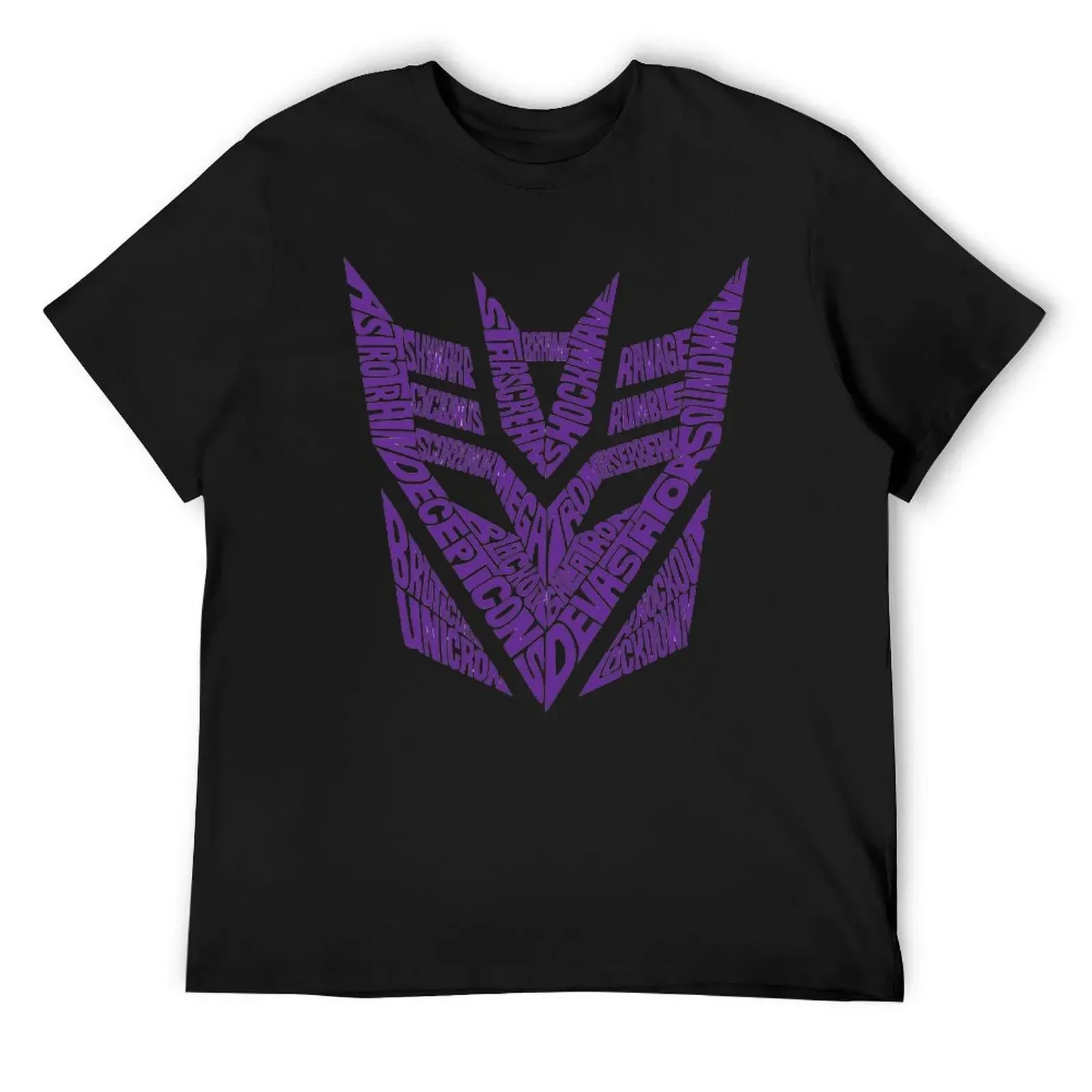 Black Decepticon Soundwave Wordtee Vintage 27 harajuku Sports T-shirts Unique Funny Novelty Home Eur Size Fresh Transformer