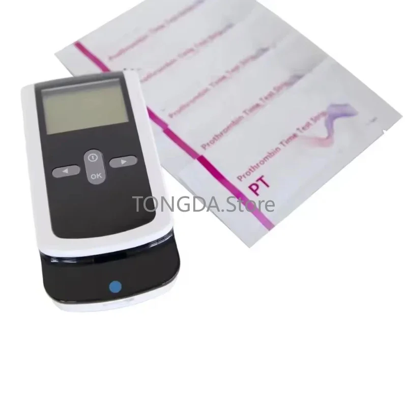 Handheld PT/INR Coagulation Analyzer System for Home Use with PT/INR Test Strip Portable Analyzer