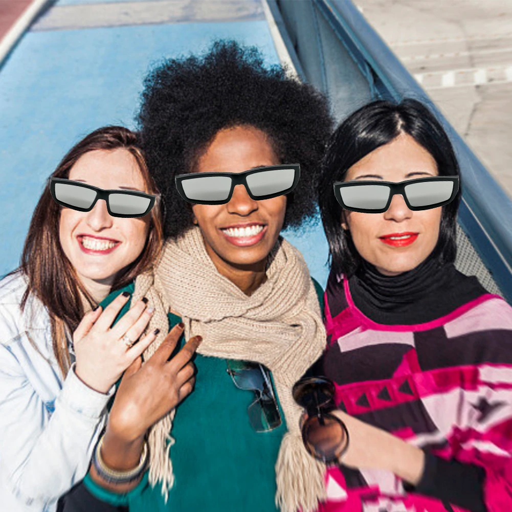 Paquete de 1/2/5/10 Gafas para Eclipse Solar, Cumplen con las Normas ISO 12312-2:2015(E), Gafas de Plástico para Observación del Eclipse Solar