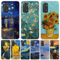 Van Gogh Oil Art Painting Case Phone Cover for Xiaomi Redmi Note 14 13 12S 12 11S 11 11T 11E 10S 10 Pro Plus 5G Trend Fundas Not
