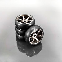 4pcs Wheel Tires Tyre Upgrade Parts 25mm RC Car Tires Replacement RC Car Wheel Tires Accessories for Wltoys 1/28 K969 K989