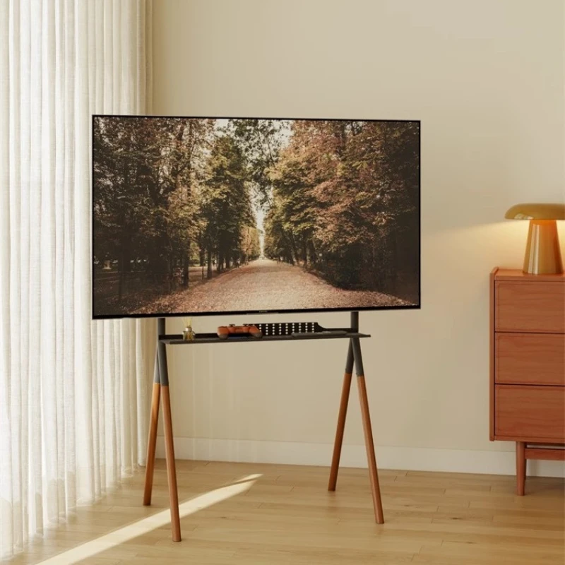 

TV floor bracket mobile vertical hanger monitor hanger simple modern TV stand