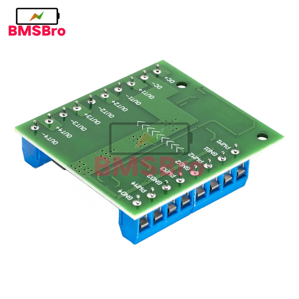 4-Channel MOS PLC Amplifier Board Driver Module PWM 3-20V to 3.7-27V DC 10A Board Driver 4-Channel MOSFET PLC Amplifier