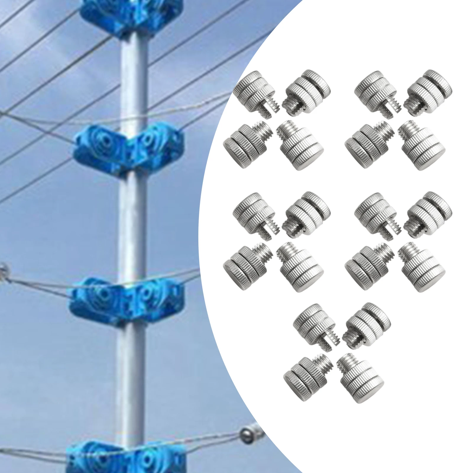 High Quality Materials For Perimeter Security Pulse High Voltage Fence High Voltage Fence Wire Easy To Install High Strength