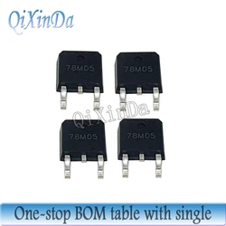 20PCS/100PCS SMD 78M05 TO-252 7805 500mA 5V NEW Three-terminal voltage regulator