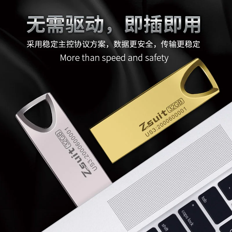 USB 3.0 High-speed USB Flash Drive, Large-capacity Mobile Phone and Computer Dual-purpose Car Songs, Music USB Flash Drive